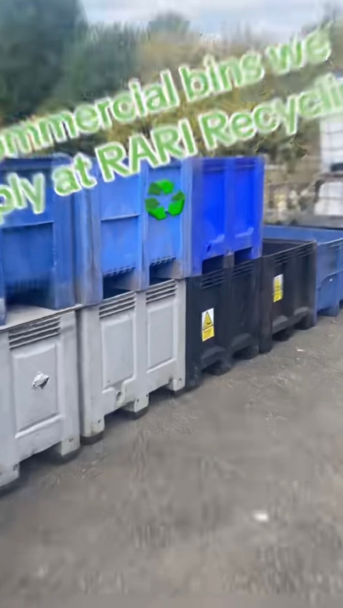 Rari Recycling commercial bins recycling facility