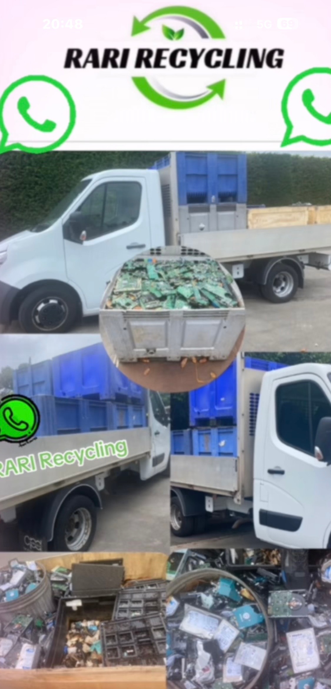 Rari Recycling fleet vehicles and operations